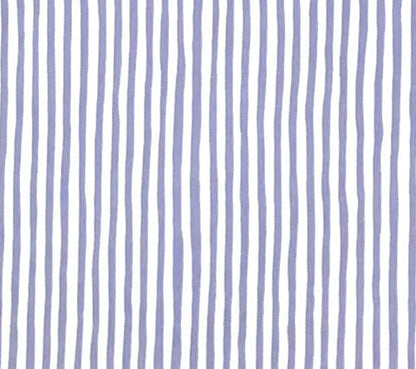 China Seas Fabric: Island Stripe - Bali Blue on White 100% Cotton