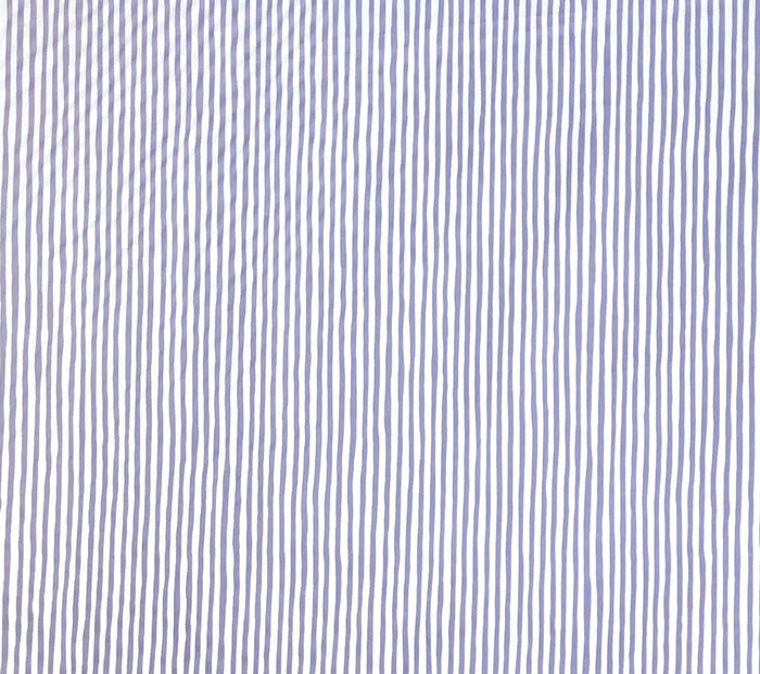 China Seas Fabric: Island Stripe - Bali Blue on White 100% Cotton