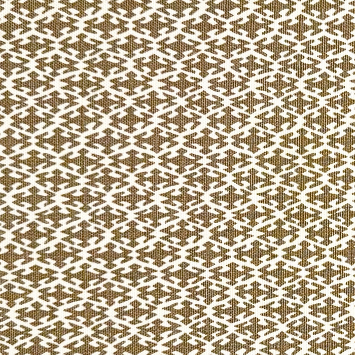 China Seas Fabric: Izmir - Custom Khaki on Tinted Belgian Linen / Cotton