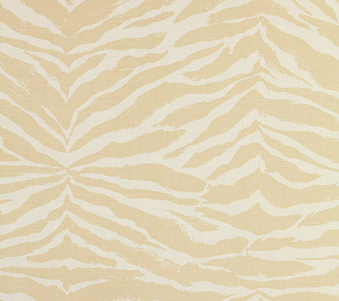 China Seas Fabric: Nairobi - Custom Beige on Tinted Belgian Linen / Cotton