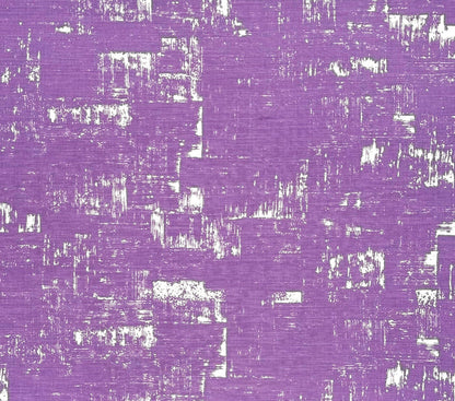 China Seas Fabric: New Shadows - Custom Purple on White Belgian Linen / Cotton