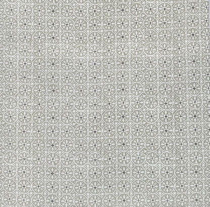 China Seas Fabric: Nitik II - Custom Agate / Slate on Light-Tint Belgian Linen / Cotton
