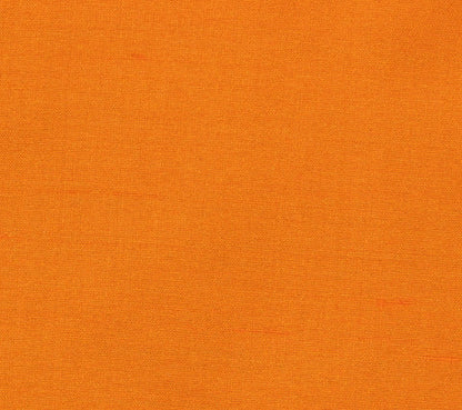 China Seas Fabric:  Orange 100% Silk Shantung