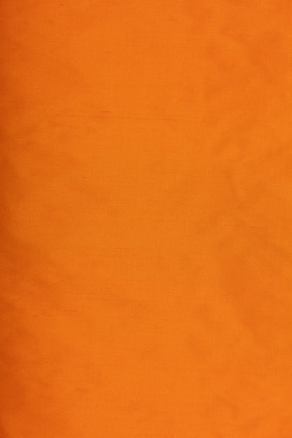 China Seas Fabric:  Orange 100% Silk Shantung