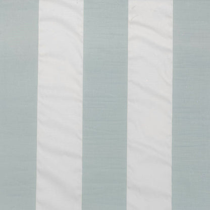 China Seas Fabric: Soho Stripe 6"- Custom Pale Blue on White 100% Cotton Sateen