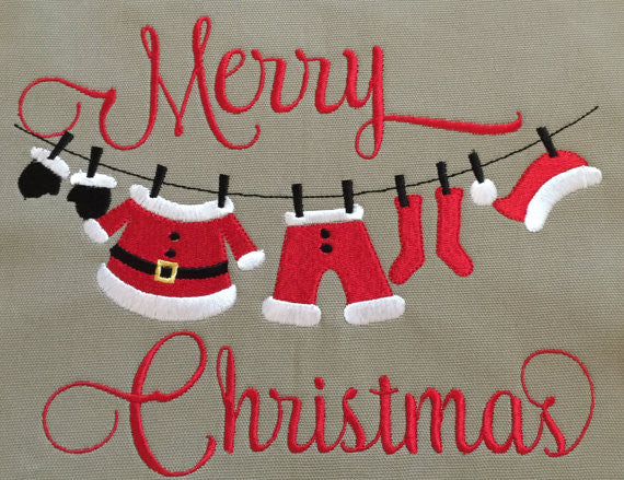 Christmas Clothes Line