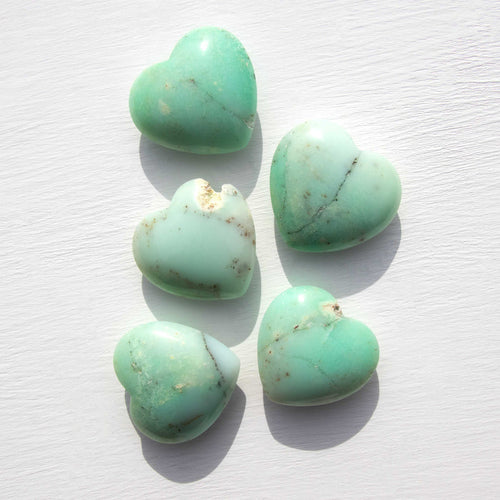 Chrysoprase - Hearts