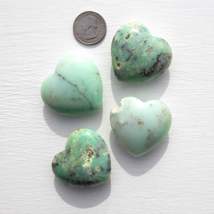 Chrysoprase - Hearts