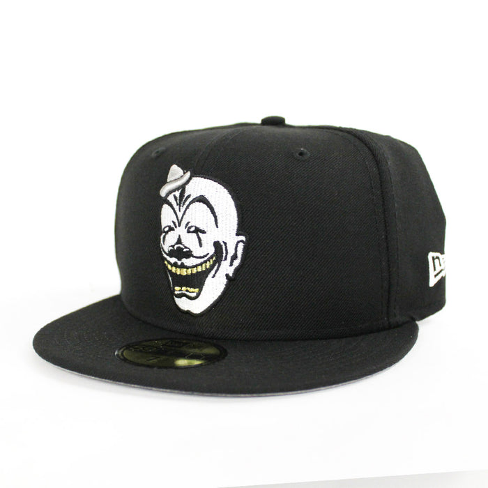 Clown Face New Era 59fifty Fitted Hat (Black M Gold Gray Under Brim)