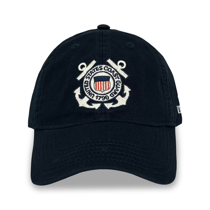 Coast Guard Seal Veteran Twill Hat (Navy)