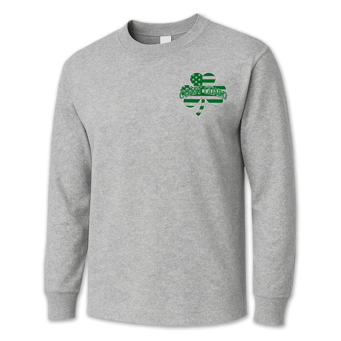 Coast Guard Shamrock Long Sleeve T-Shirt