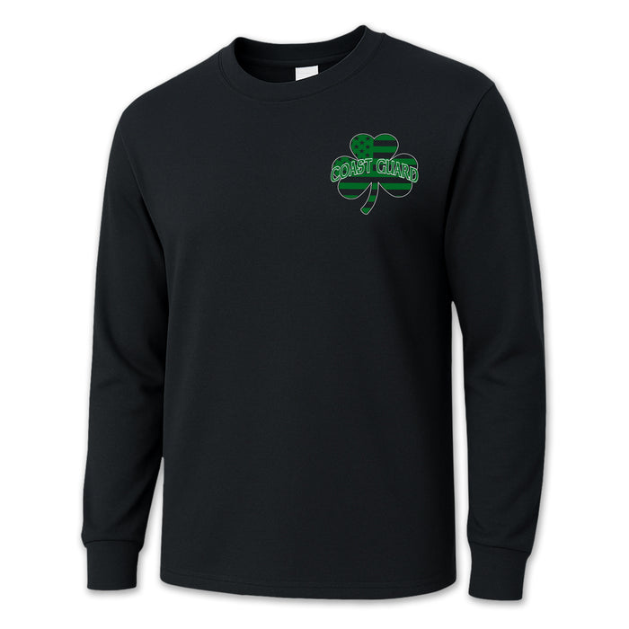 Coast Guard Shamrock Long Sleeve T-Shirt