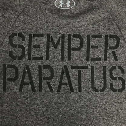 COAST GUARD UNDER ARMOUR SEMPER PARATUS TECH T-SHIRT (CHARCOAL) 3