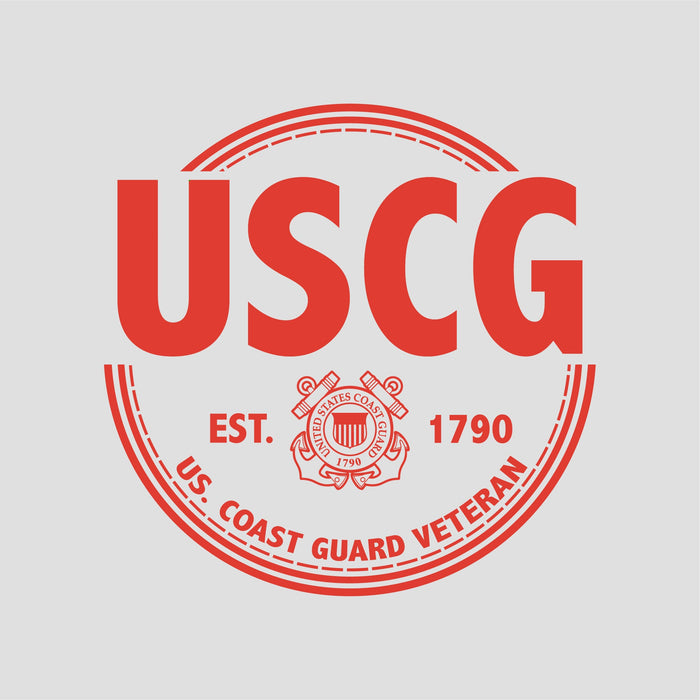 Coast Guard Veteran Ladies T-Shirt