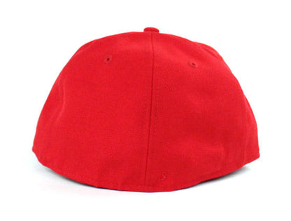 Compton New Era 59fifty Fitted Hat (Red Green Under Brim)
