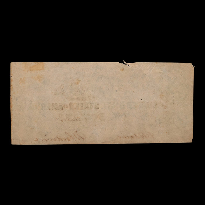 Confederate States of America, $2 Note - 1862 - American Civil War