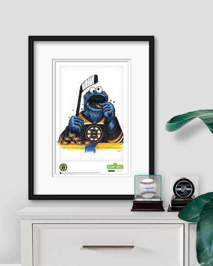 Cookie Monster x NHL Bruins Limited Edition Art Print