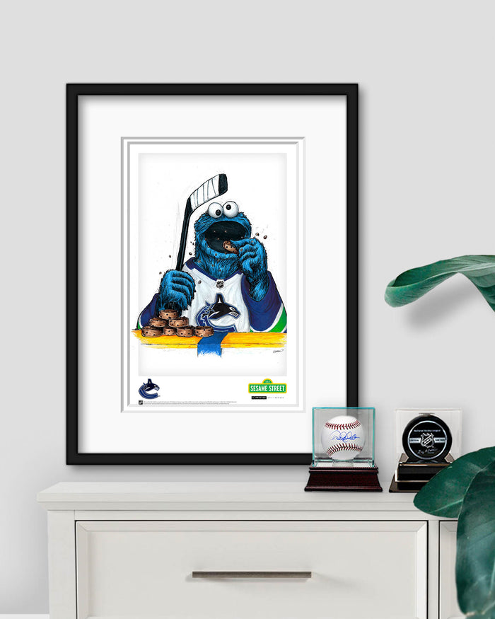Cookie Monster x NHL Canucks Limited Edition Art Print