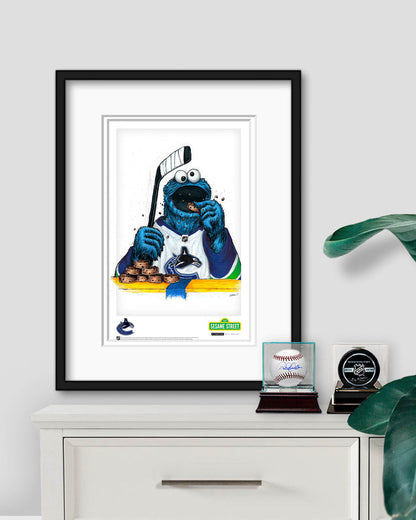 Cookie Monster x NHL Canucks Limited Edition Art Print