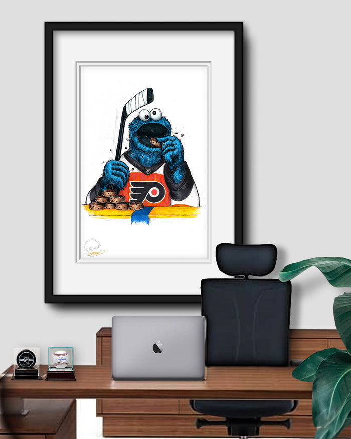 Cookie Monster x NHL Flyers Limited Edition Art Print