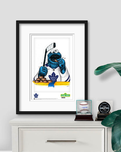 Cookie Monster x NHL Maple Leafs  Limited Edition Art Print
