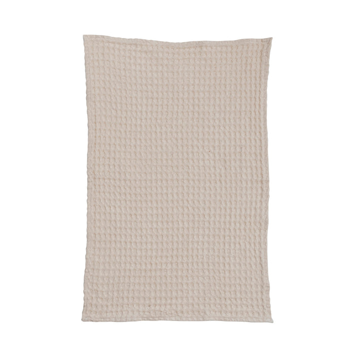 Cotton Weave Waffle Towel | Cream