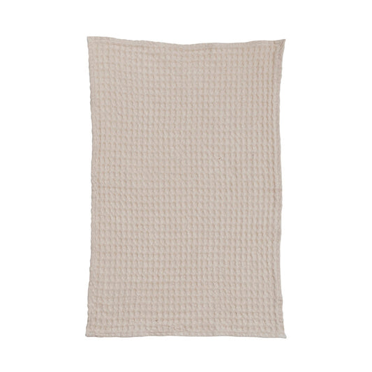 Cotton Weave Waffle Towel | Cream
