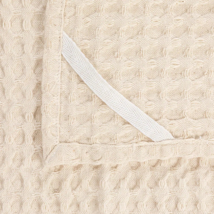 Cotton Weave Waffle Towel | Cream