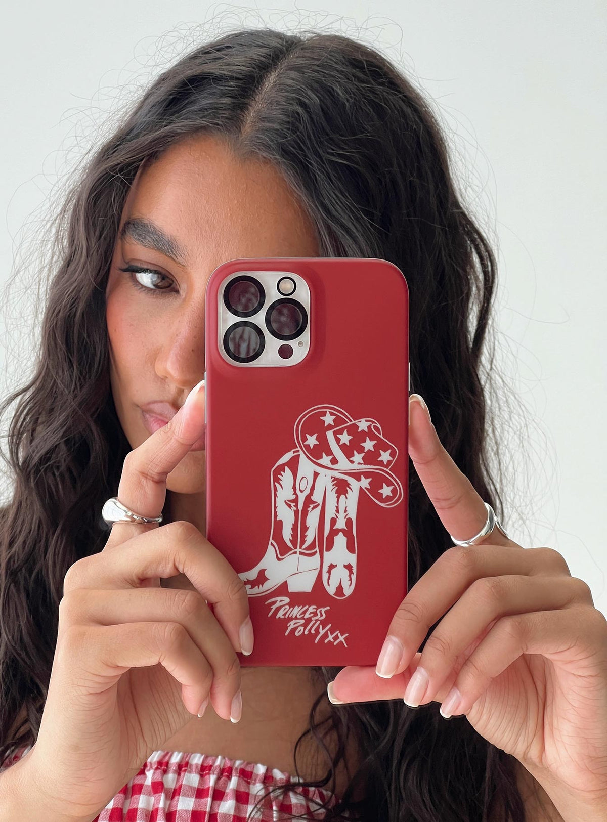 Cowboy Dreams iPhone Case Red