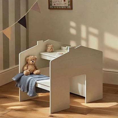 CuddleCo Play House Storage Desk with Bench - Pebble - ebebek