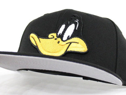 Daffy Duck New Era 9Fifty Snapback Hat (Black Gray Under Brim)
