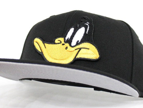 Daffy Duck New Era 9Fifty Snapback Hat (Black Gray Under Brim)