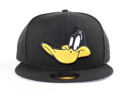 Daffy Duck New Era 9Fifty Snapback Hat (Black Gray Under Brim)