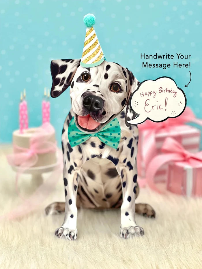 Dalmatian Pop-Up Pet Card