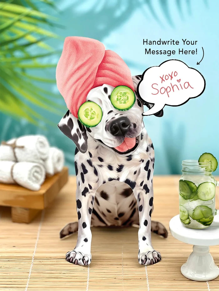 Dalmatian Pop-Up Pet Card
