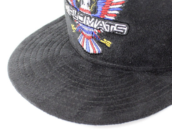 DIPSET x NEW ERA Diplomats 59Fifty New Era Fitted Hat (Black Suede Gray Under Brim)