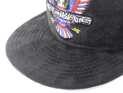 DIPSET x NEW ERA Diplomats 59Fifty New Era Fitted Hat (Black Suede Gray Under Brim)