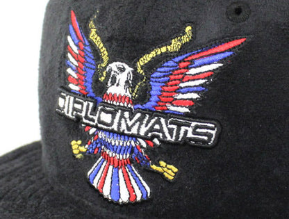 DIPSET x NEW ERA Diplomats 59Fifty New Era Fitted Hat (Black Suede Gray Under Brim)