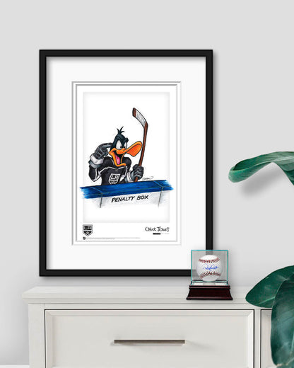 Duck Season Hockey Season x NHL Kings Daffy Duck Limited Edition Art Print