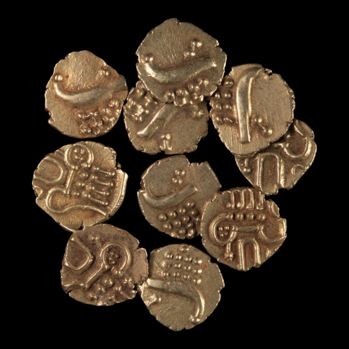Dutch India, Gold Fanam - 1663 to 1724 - India