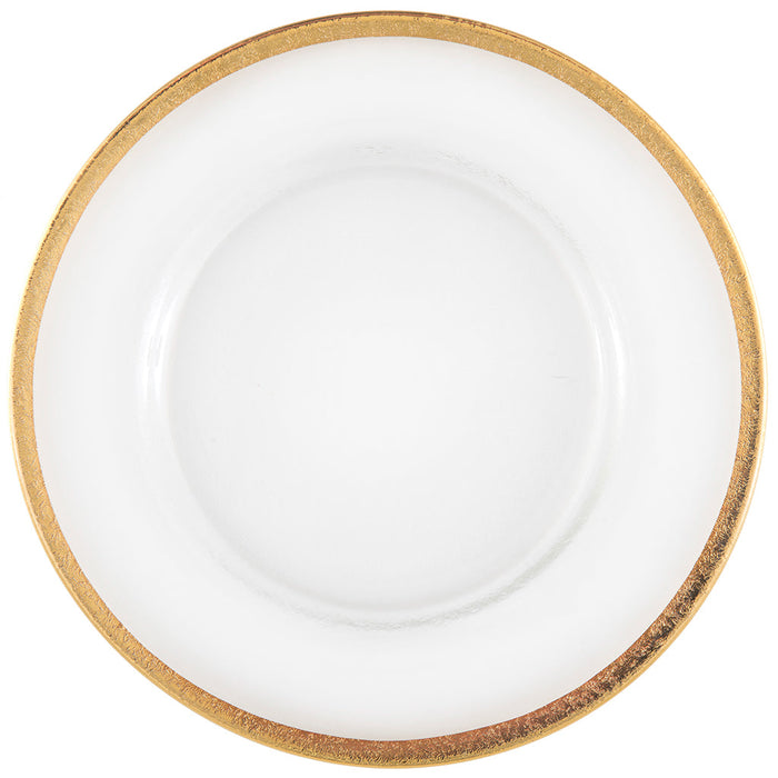 Eclisse Gold Glass Charger