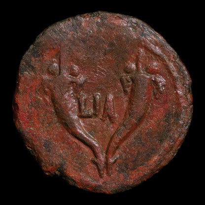 Egypt, Emperor Hadrian, AE Unit, Two Cornucopias Reverse - 126 to 127 CE - Roman Provinces