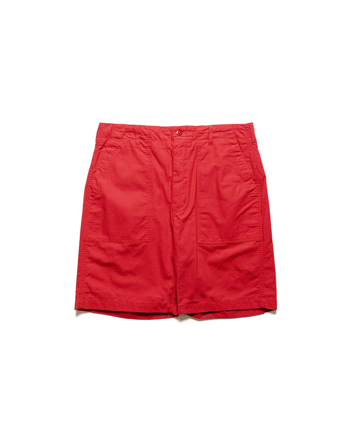 lost & found Engineered Garments Engineered Garments Fatigue Short Red Cotton Ripstop