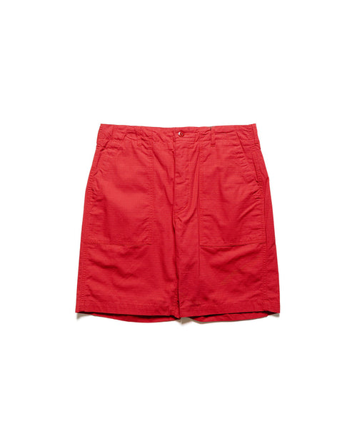 lost & found Engineered Garments Engineered Garments Fatigue Short Red Cotton Ripstop