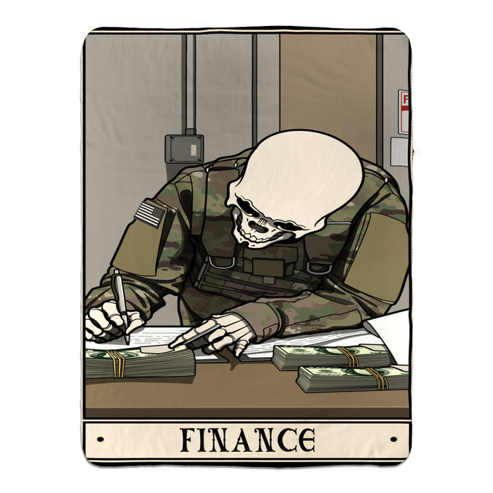 Finance Fleece Blanket