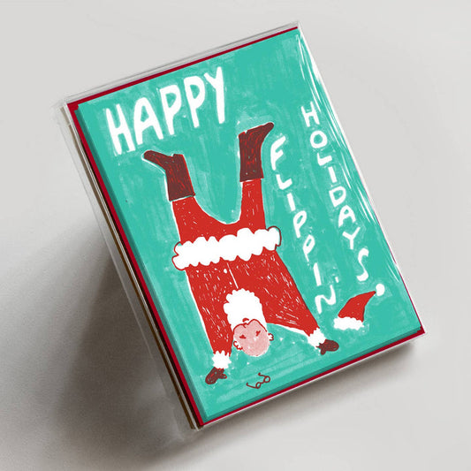 Flippin' Santa Boxed Notes | Set of 6