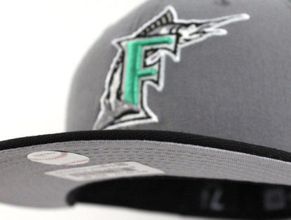 Florida Marlins New Era 59FIFTY Fitted Hat (GREY BLACK LIME)