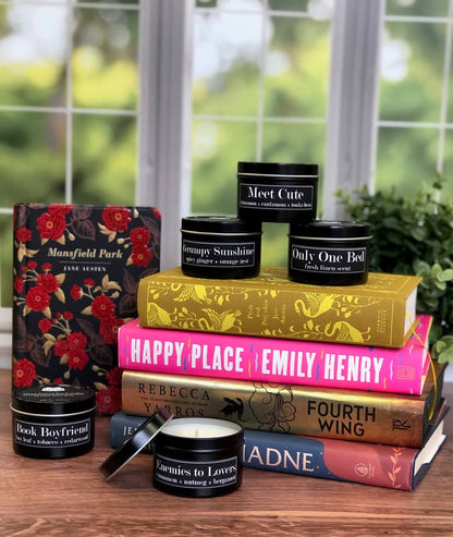 Fly Paper Products - Book Boyfriend 4oz Soy Romance Trope Candle