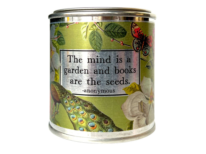 Fly Paper Products - Spring Botanical Library 8oz Soy Candle Garden Teacher