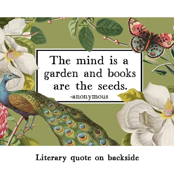 Fly Paper Products - Spring Botanical Library 8oz Soy Candle Garden Teacher